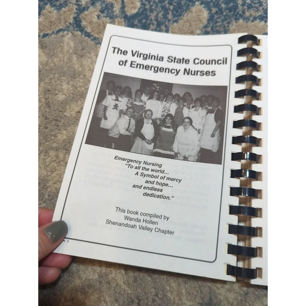 Vtg Cookbook‎ Virginia Emergency Nurses Association Sharing Our Best 1996